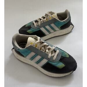Adidas Mens Retropy E5 GX9820 Gray Running Shoes Sneakers Mens 8.5 Womens 9.5‎